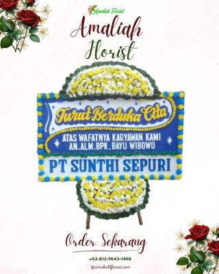 Papan Bunga Duka di Korupun