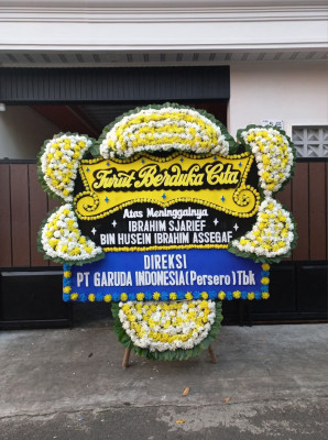 Papan Bunga Duka di Korupun