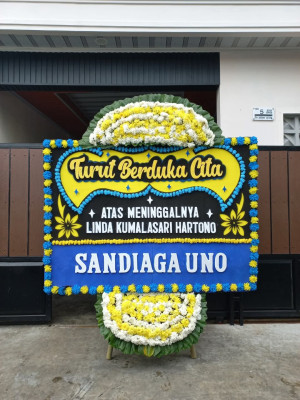 Papan Bunga Duka di Korupun